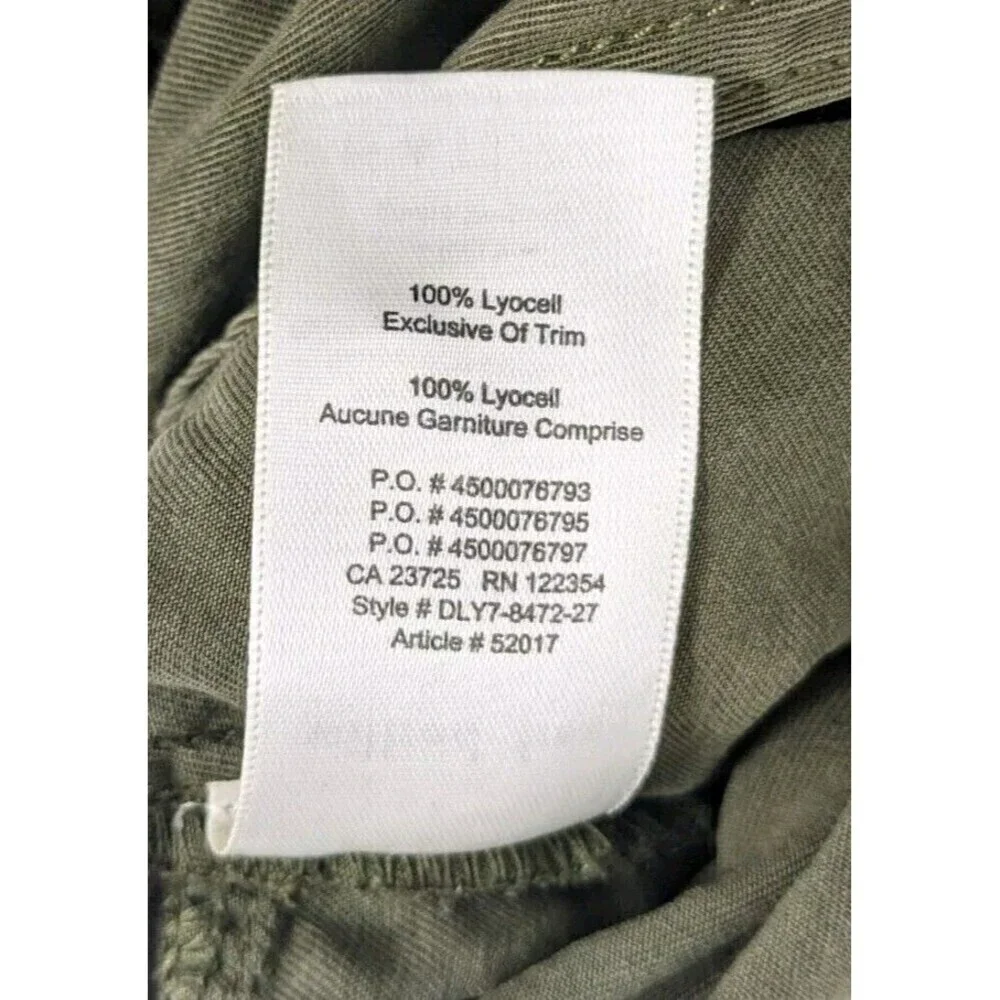 Aritzia Wilfred Free Beatriz Romper‎ Overalls Shorts Army Green XS